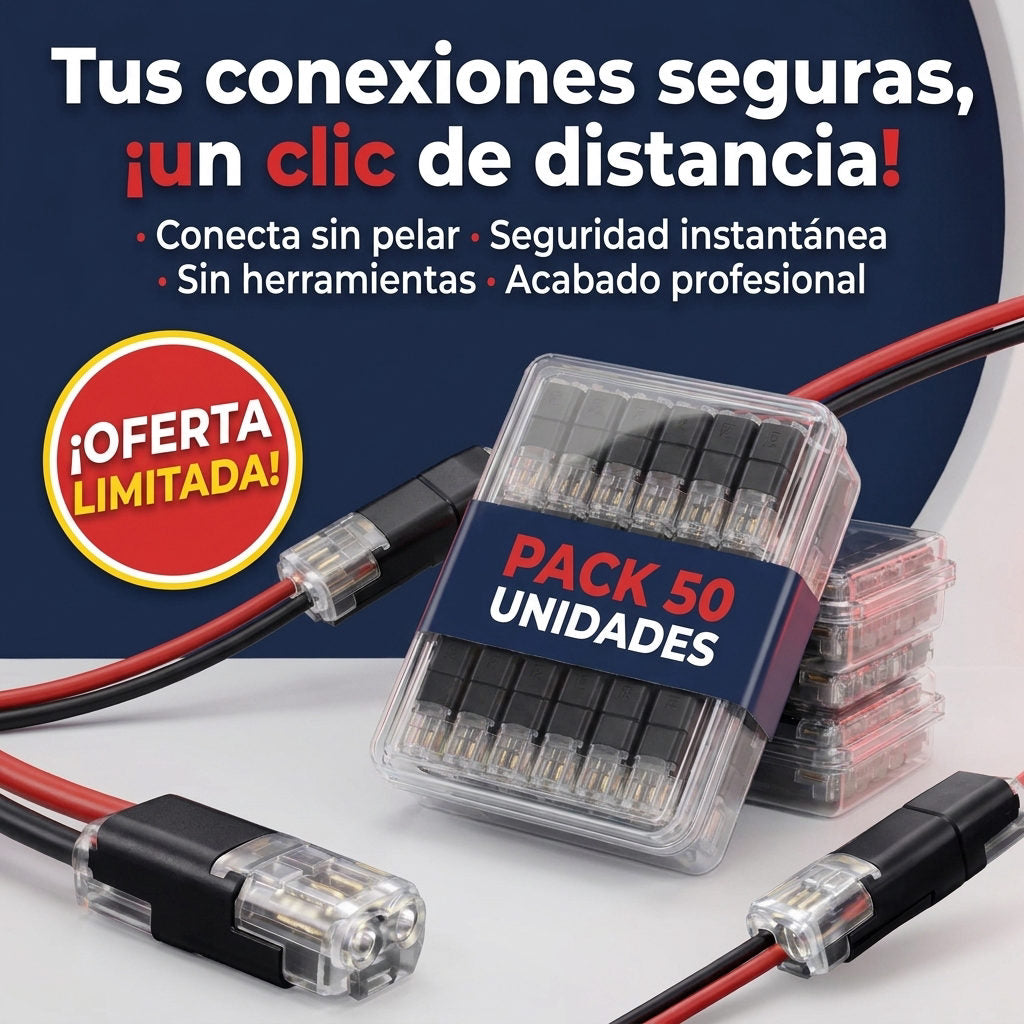 jarvis-oferta — Conectores Cables x48 Unidades — Pack de 50 unidades