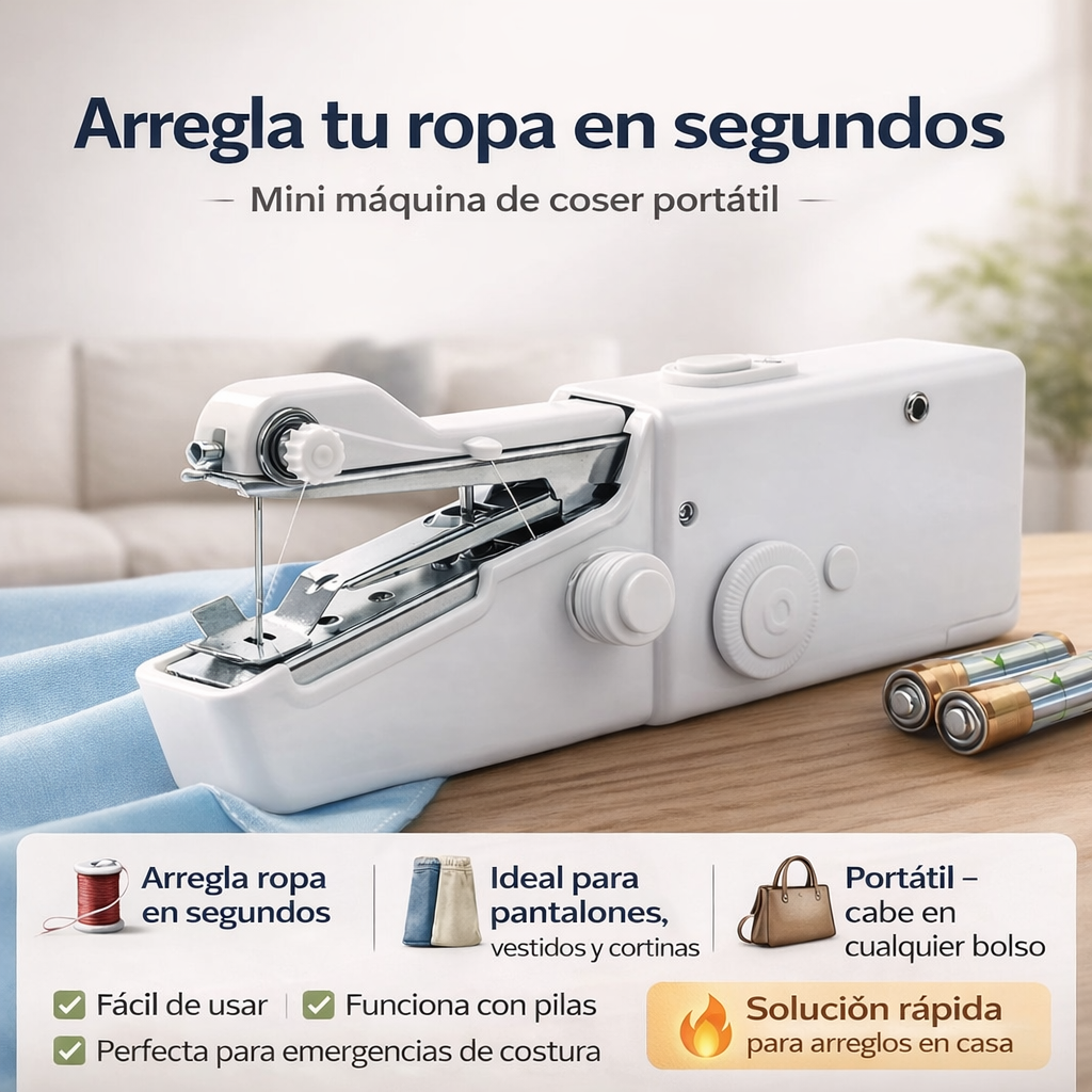 Mini maquina de coser portatil