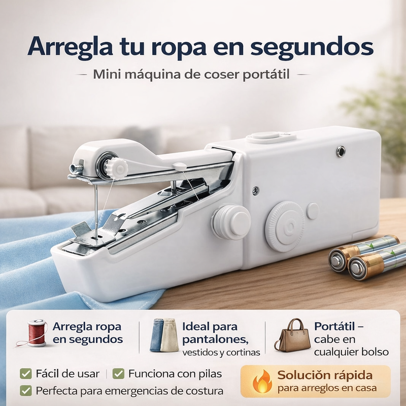 Mini maquina de coser portatil