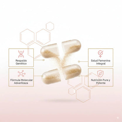 TrueFem Balance – Cápsulas para el Equilibrio Hormonal y Bienestar Femenino (60 Cápsulas) – SuperHuman