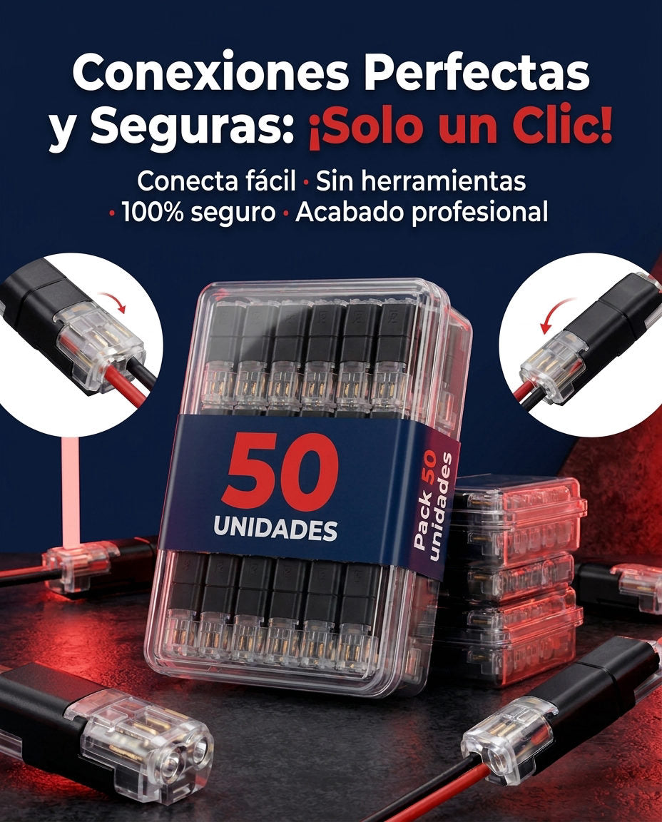 Conectores Cables x48 Unidades — Pack de 50 unidades — CTA FINAL