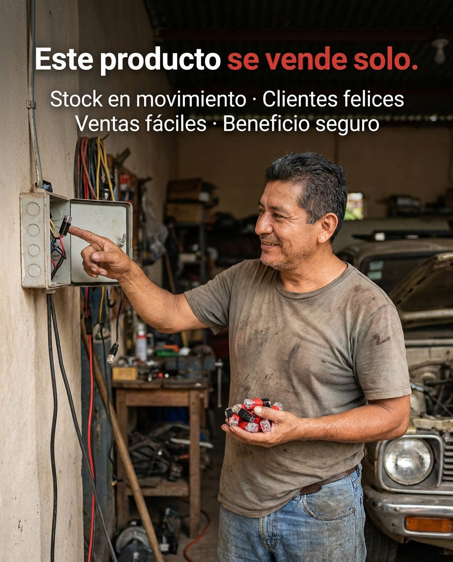 Conectores Cables x50 Unidades — DOLOR Y SOLUCION