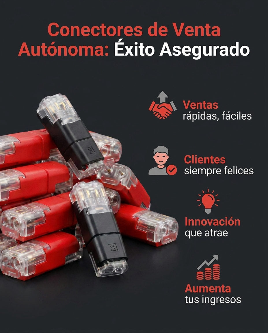 Conectores Cables x50 Unidades — BENEFICIOS