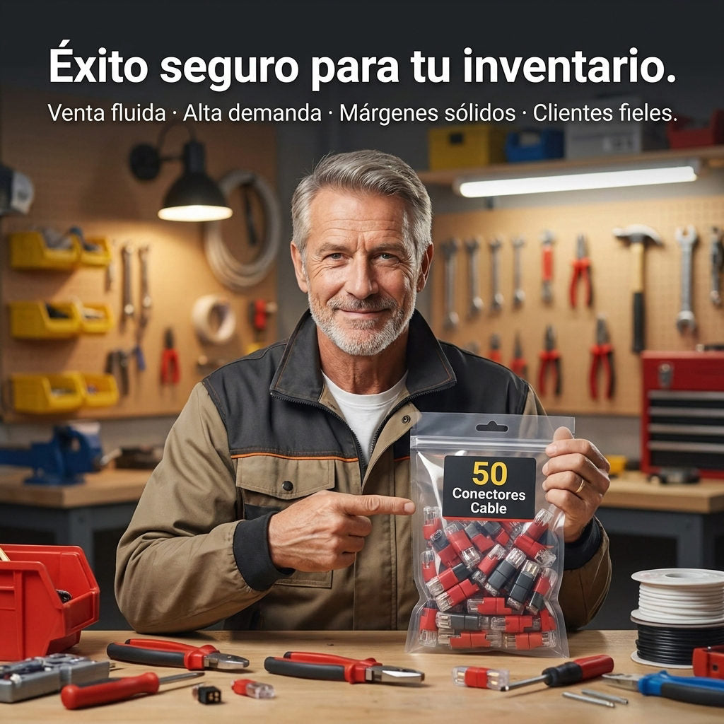 Conectores Cables x50 Unidades — RECOMENDADO POR EXPERTOS