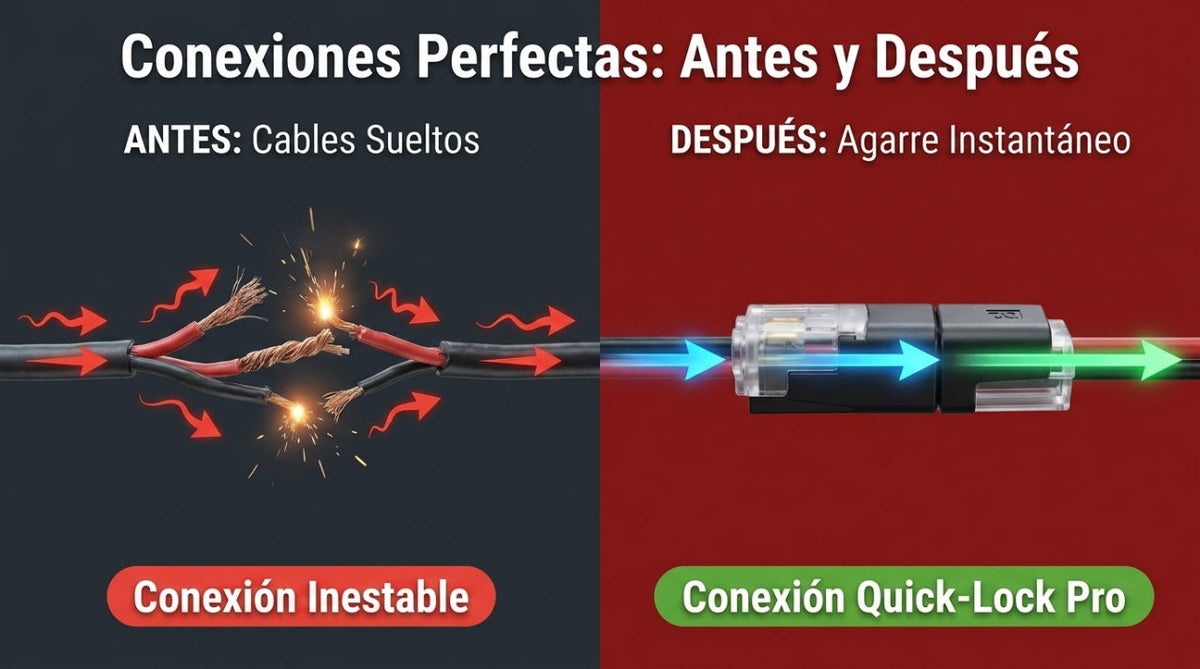 Conectores Cables x50 Unidades — CÓMO ACTÚA Conectores Cables x50 Unidades