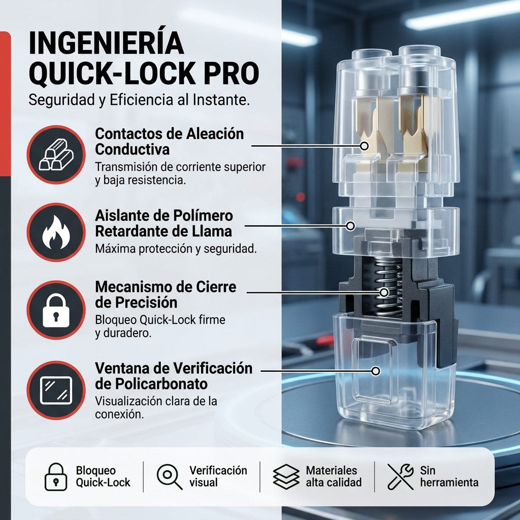 Conectores Cables x50 Unidades — INGREDIENTES ESPECÍFICOS Y BENEFICIOS