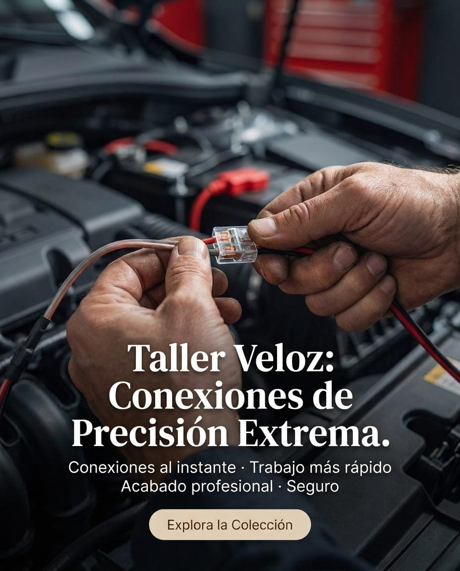 Conectores Cables x50 Unidades — LLAMADA A LA ACCIÓN FINAL Y LIFESTYLE
