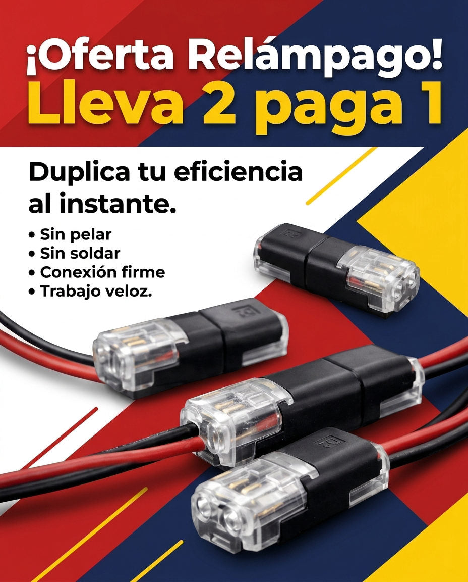 Conectores Cables x50 Unidades — Oferta Relampago Lleva 2 paga 1 — HERO
