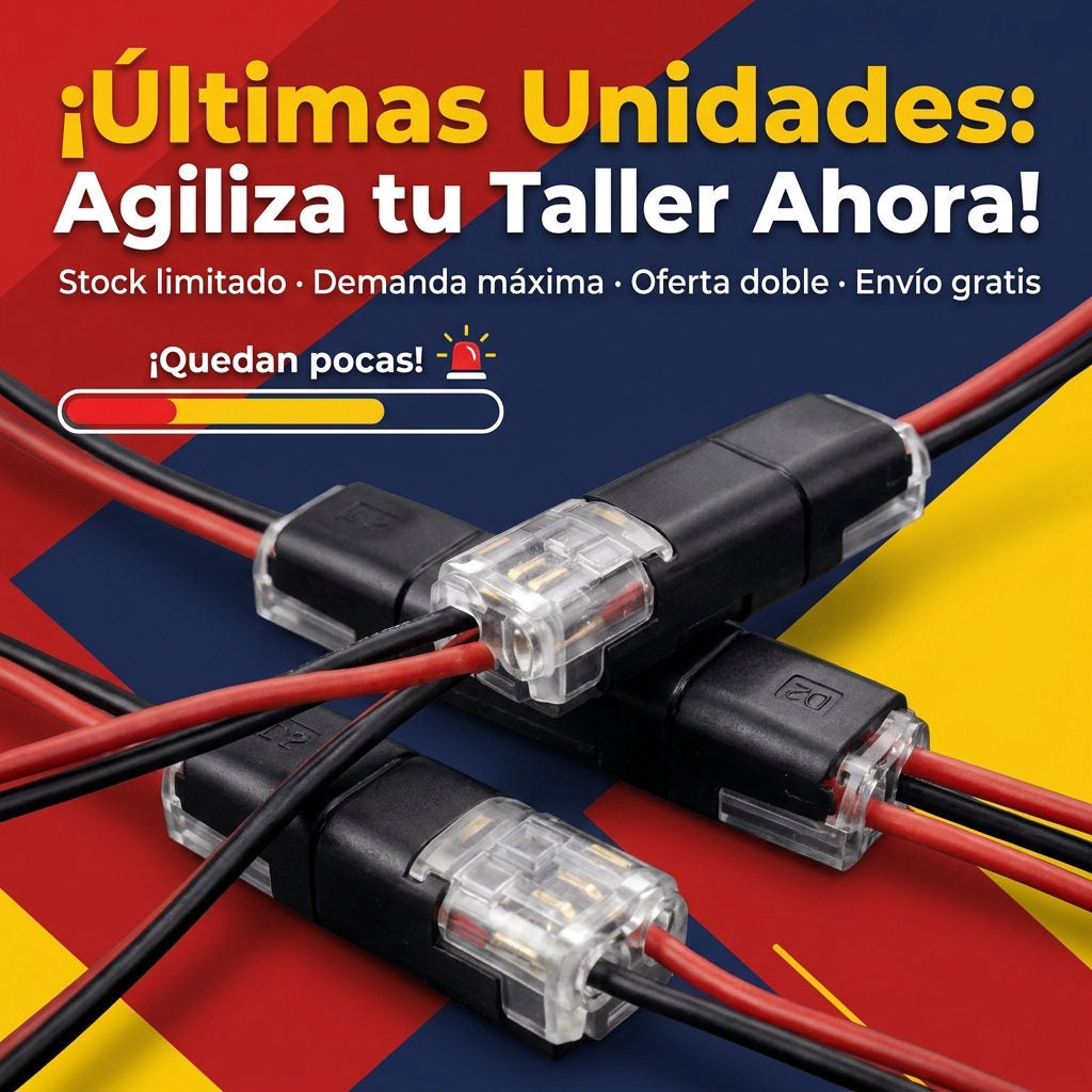 Conectores Cables x50 Unidades — Oferta Relampago Lleva 2 paga 1 — STOCK