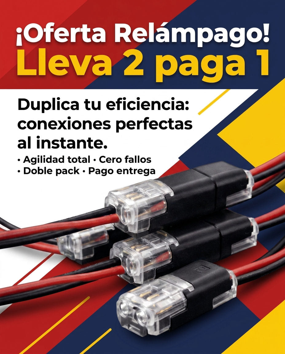 Conectores Cables x50 Unidades — Oferta Relampago Lleva 2 paga 1 — CTA FINAL