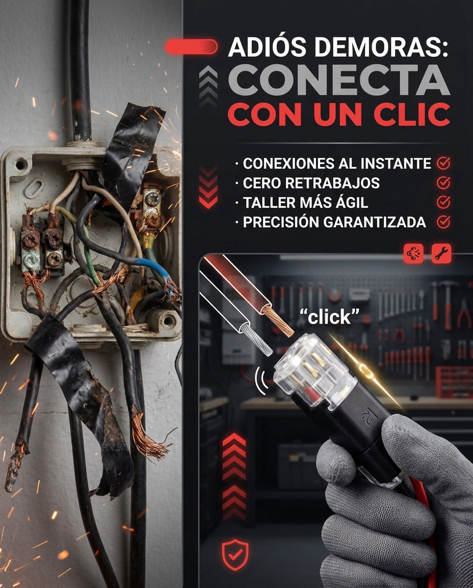 Conectores Cables x50 Unidades — DOLOR URGENTE Y SOLUCIÓN INMEDIATA