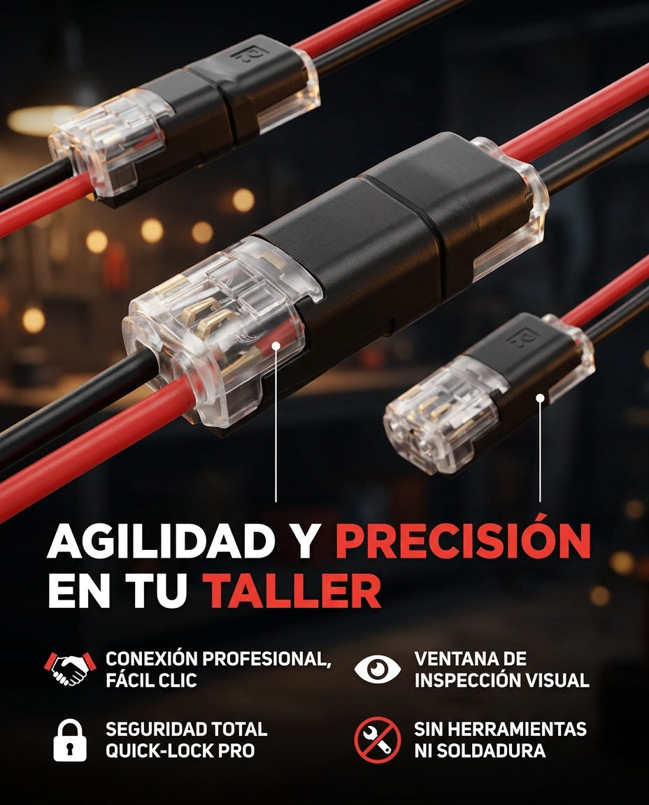 Conectores Cables x50 Unidades — BENEFICIOS TÉCNICOS DESTACADOS