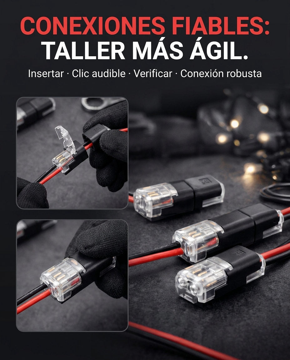 Conectores Cables x50 Unidades — CONSEJOS PARA UN USO ÓPTIMO
