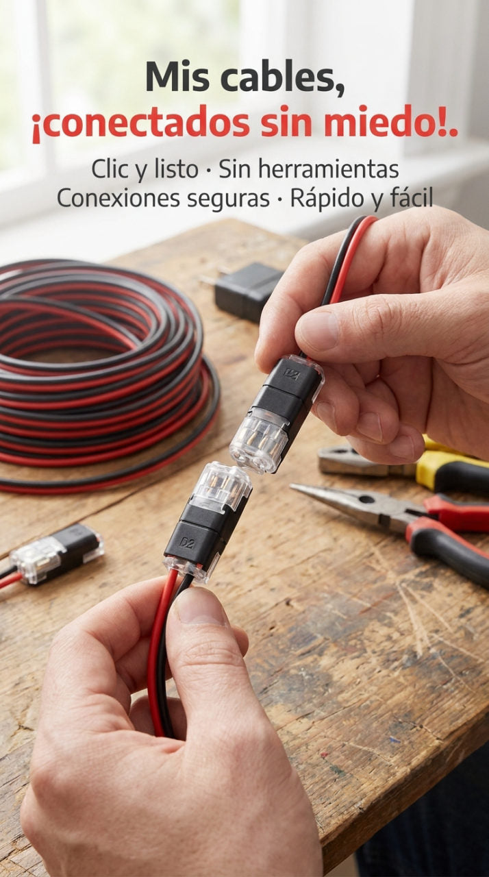 Conectores Cables x50 Unidades — UGC LIFESTYLE