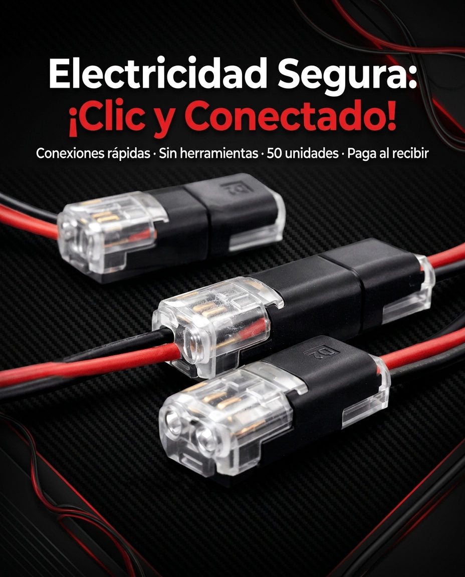Conectores Cables x50 Unidades — CTA FINAL