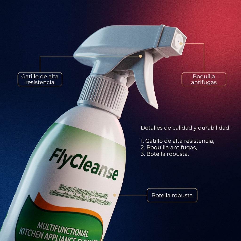 Flycleanse desengrasante — DETALLES DE CALIDAD