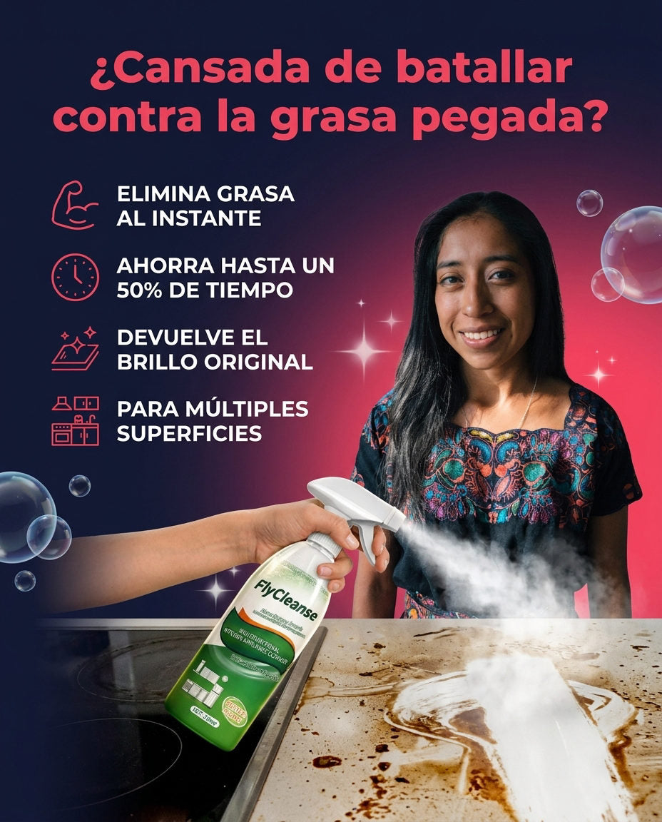 Flycleanse desengrasante — BENEFICIOS