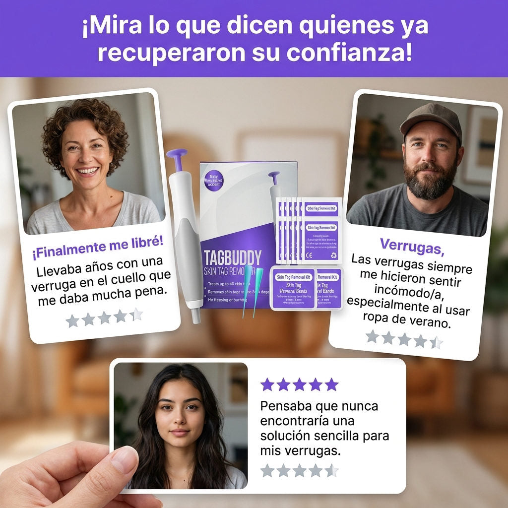 Kit TagBuddy – ¡Adiós a las verrugas! — PRUEBA SOCIAL