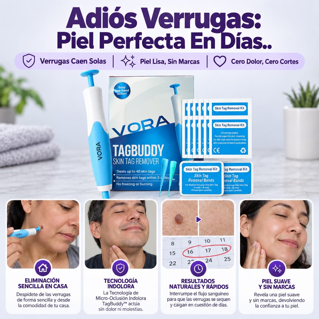 Kit TagBuddy – ¡Adiós a las verrugas! — I · BENEFICIOS QUE SE VEN