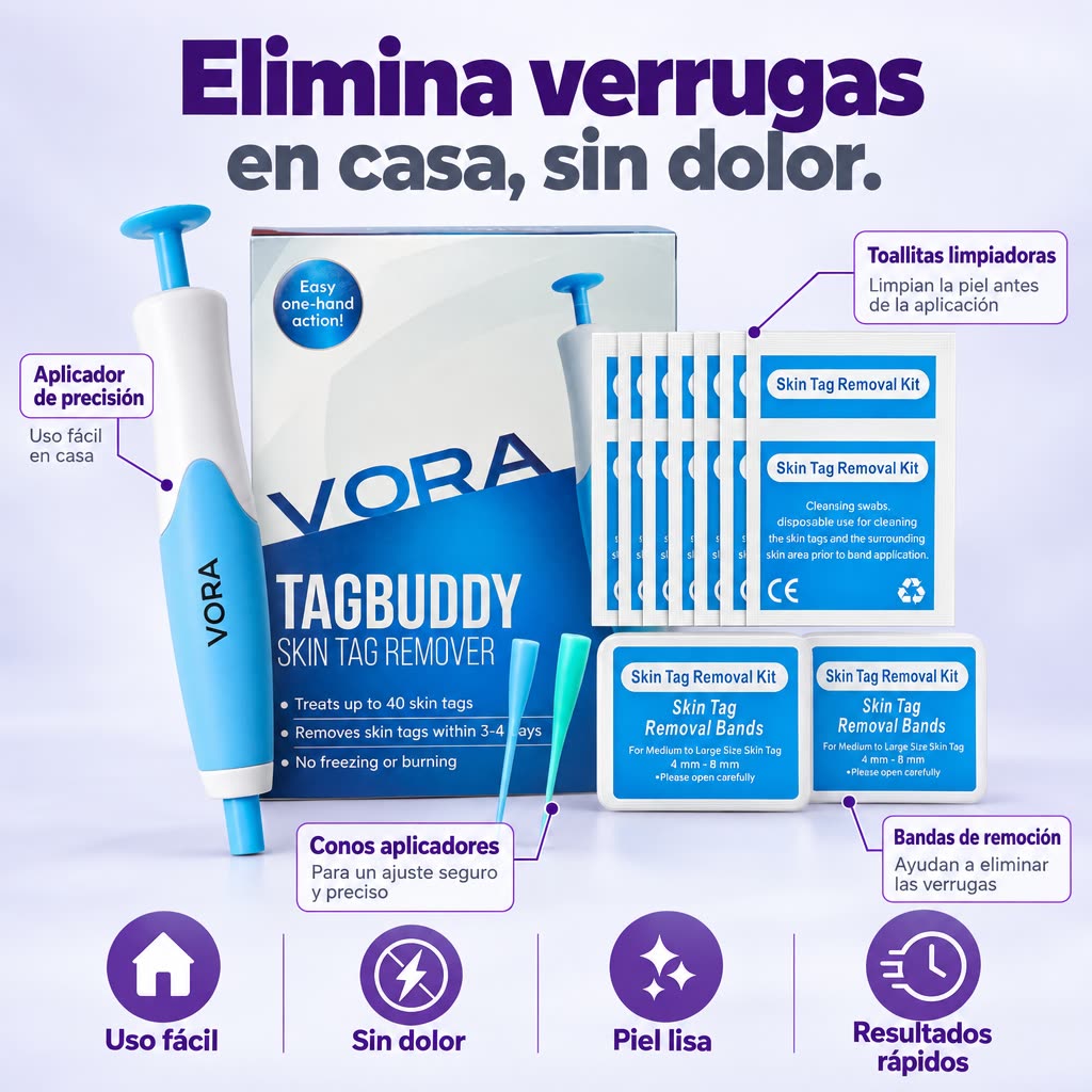 Kit TagBuddy – ¡Adiós a las verrugas! — I · QUÉ LO HACE FUNCIONAR