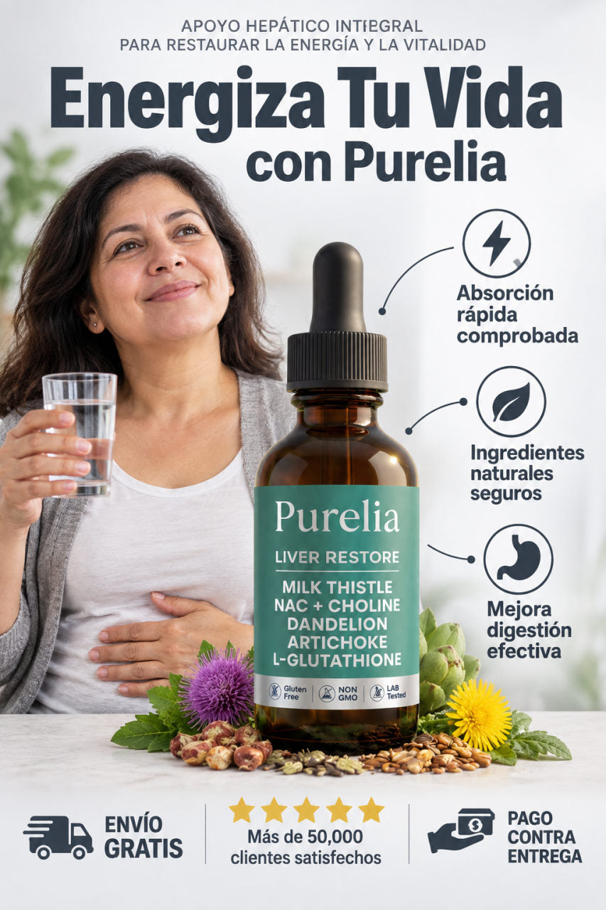 Purelia: apoyo hepático integral para restaurar la energía y la vitalidad. — A · EL ABOVE THE FOLD