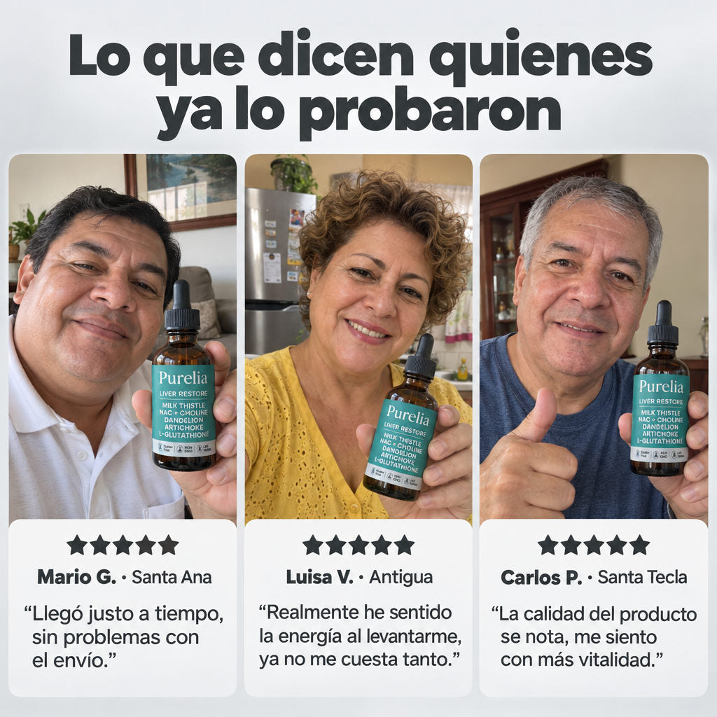 Purelia: apoyo hepático integral para restaurar la energía y la vitalidad. — D · LA PRUEBA DE GENTE REAL