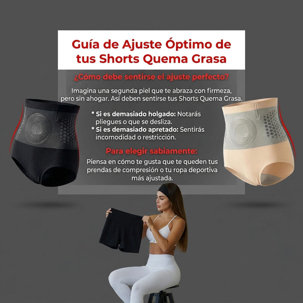 Shorts Quema Grasa — GUIA DE TALLAS